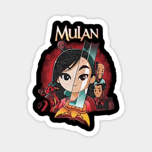 Children reflectionMulan Magnet