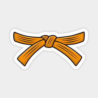 Orange belt Karate Kyokushin Wado Goju Shotokan Shito ryu Magnet