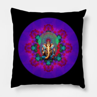 Mandala Magic - Ganesha's Delight Pillow