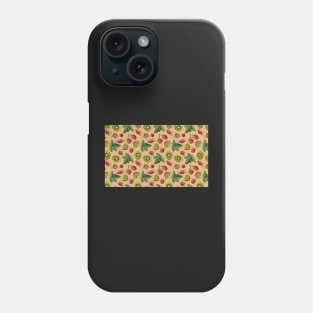 Rasberries and Kiwis pet bandana Phone Case