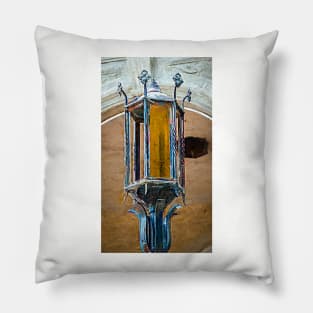 Historic Baker Hotel Lamp Post Pillow