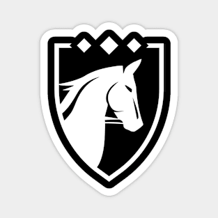 Horse with crown logo Magnet