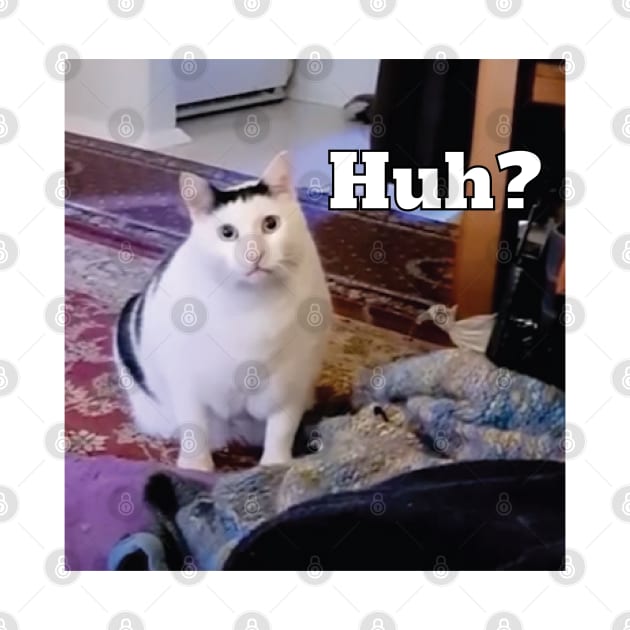 Huh Cat Meme by LaroyaloTees