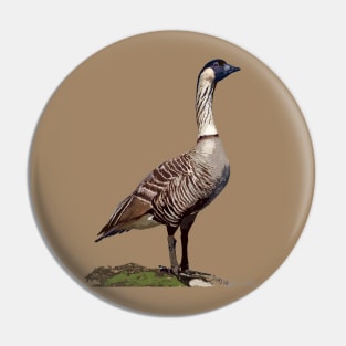 Nēnē, the Hawaiian Goose Pin