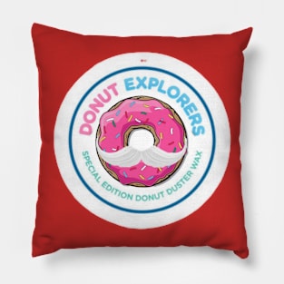 Donut Explorers Special Edition Duster Was Logo - Light Pillow