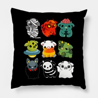 Halloween Cow Pillow