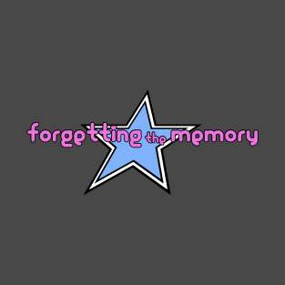 Forgetting The Memory - blue star T-Shirt