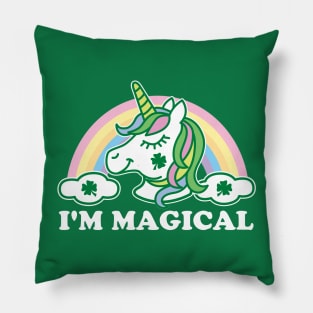 I'm Magical Lucky Unicorn Pillow