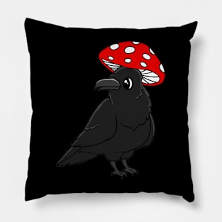 Crow Mushie Pillow