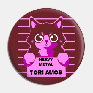 Tori Amos cats Pin