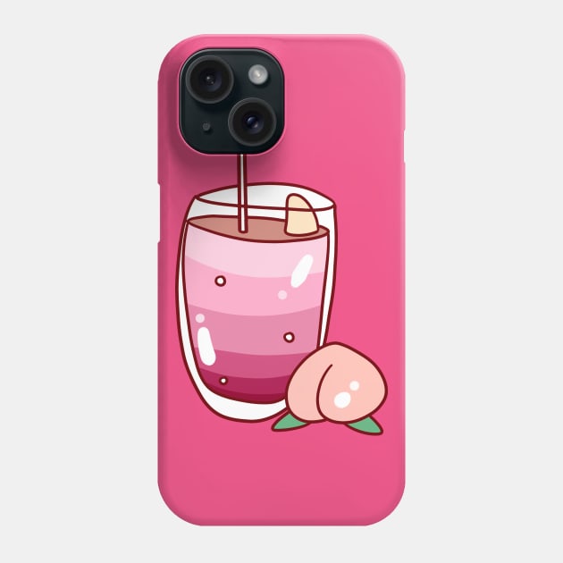 Peach Smoothie Phone Case by saradaboru