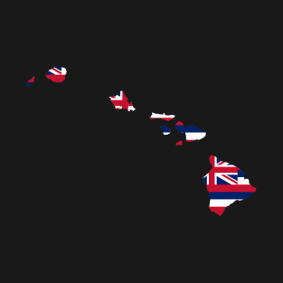 Hawaii Flag Map T-Shirt