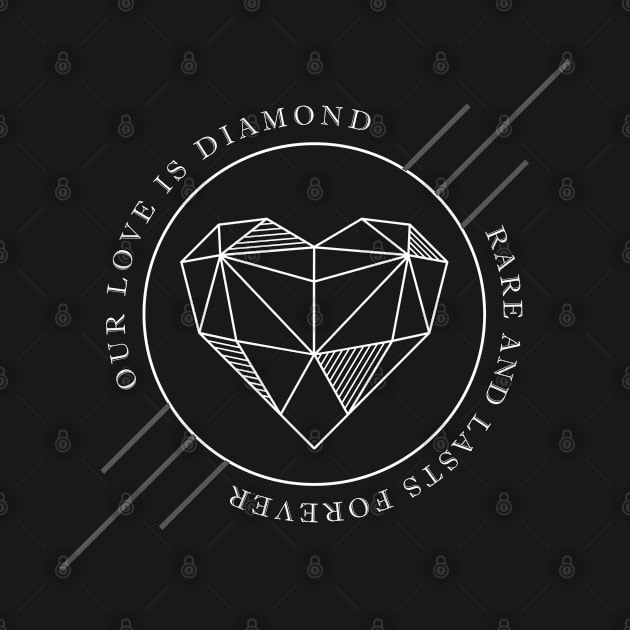 Our love is diamand, rare and lasts forever by Markus Schnabel