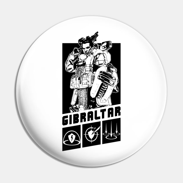 Gibraltar Pin by Peolink