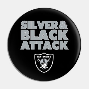 The Silver & Black Attack is Back! Pin