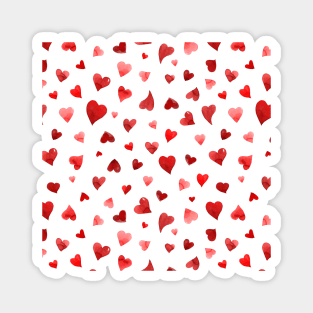 Valentine's  Day hearts - red Magnet