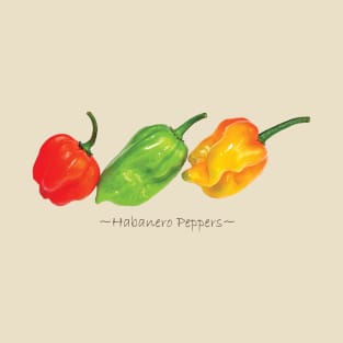 Habanero Peppers Dark T-Shirt