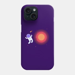 Astronaut in Space T-Shirt Phone Case