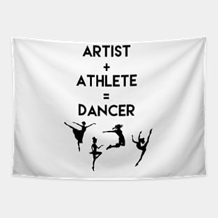 Artist + Athlete = Dancer Tapestry