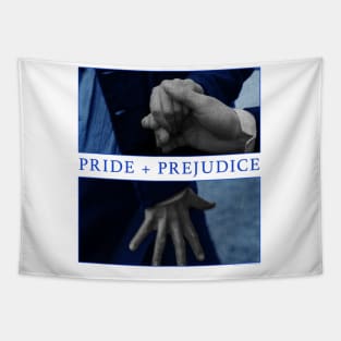 pride and predjudice hand sign Tapestry