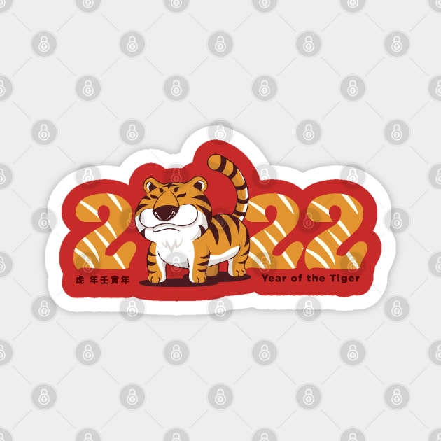 Tiger 2022 Magnet by Ech