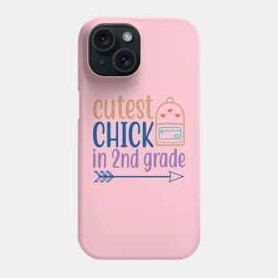 Cutest chick in 2nd Grade Phone Case