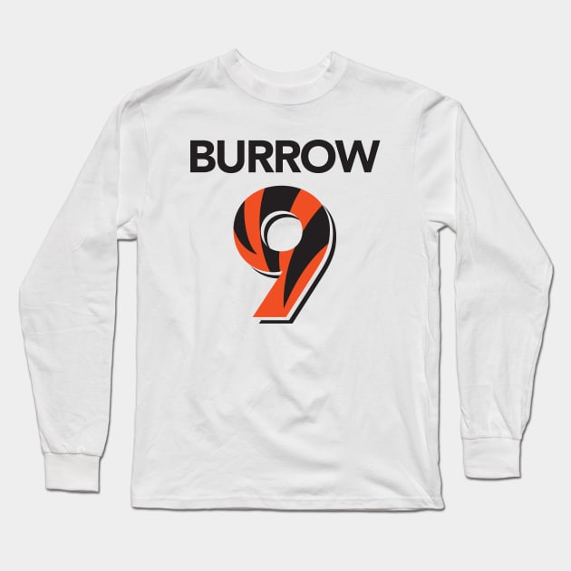 BinarySunset Joe Burrow CIN #9 Long Sleeve T-Shirt