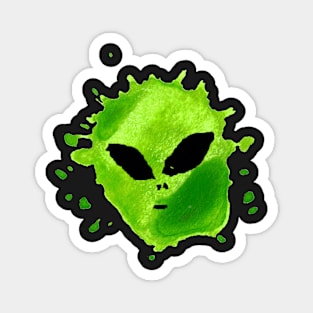 Inked Alien Magnet