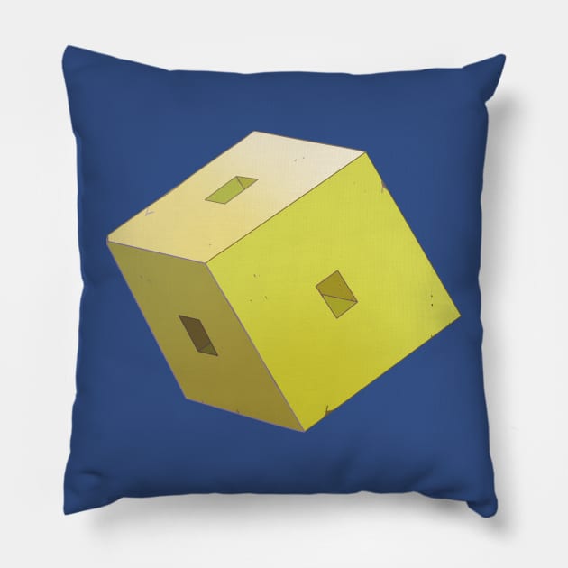 Adventure time - Prismo space cube Pillow by AO01