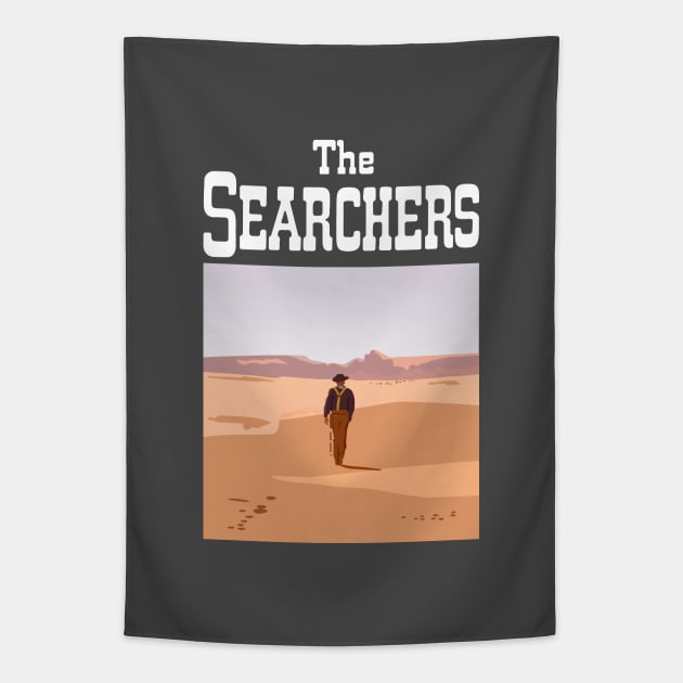 The Searchers Ending Illustration Tapestry by burrotees