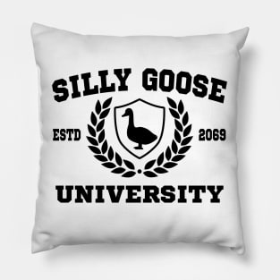 Silly Goose University Pillow