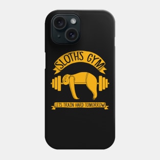 Sloths Gym Phone Case