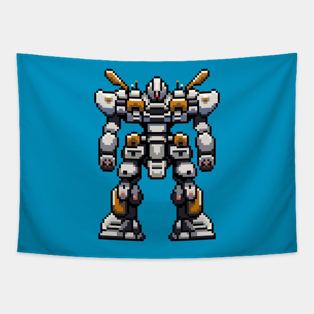 Pixel Mech Tapestry by LAckas