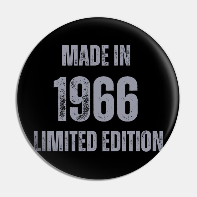 Vintage Made in 1966 , Limited Edition  , Gift for Mom Dad Birthday Pin by Mary_Momerwids