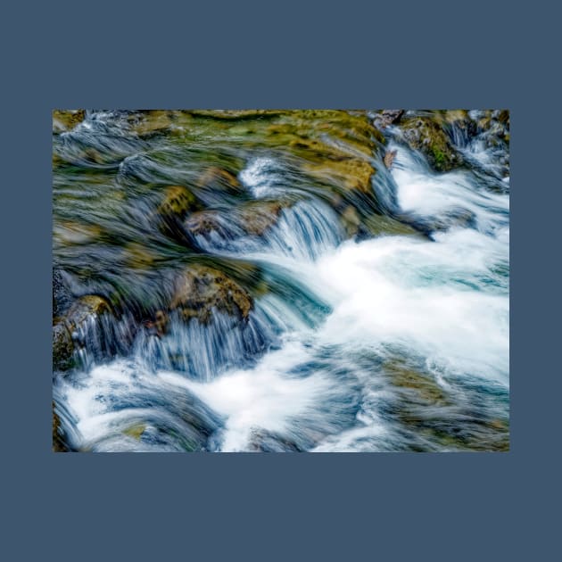 A crystal clear mountain stream by stevepaint