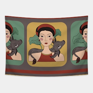 Taurus Horoscope Pattern Tapestry