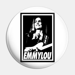 Emmylou Harris live - Portrait retro Pin