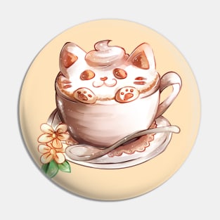 Catpuccino Pin