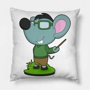 Mouse Teacher Pointer Pillow