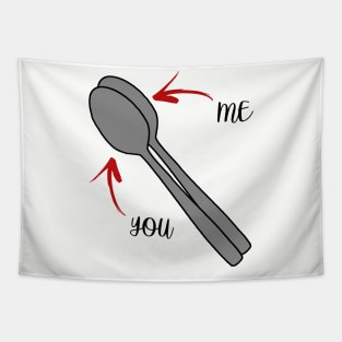 Big Spoon Little Spoon Tapestry