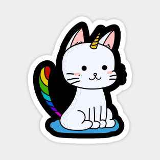 Cat unicorn Magnet