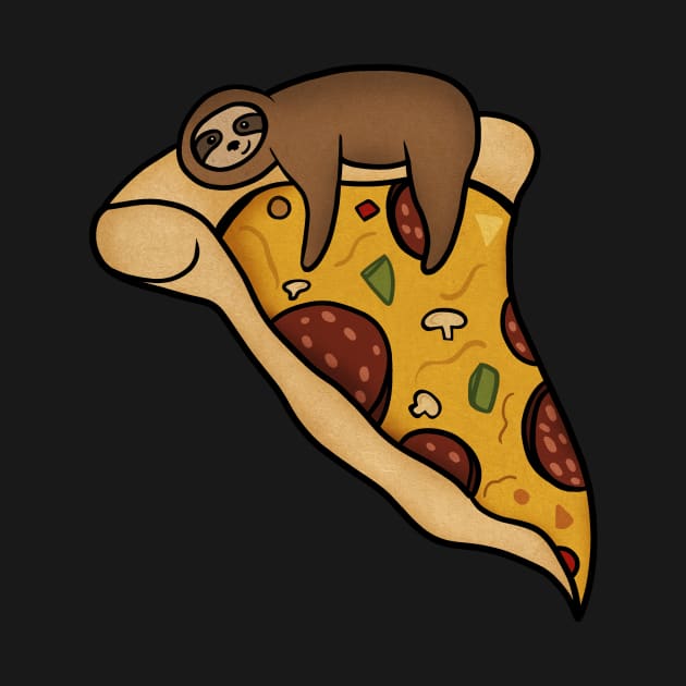 Pizza Sloth, Pizza Slice by dukito