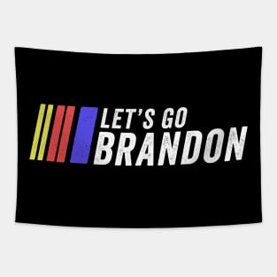 Lets Go Brandon Funny Racing Chant Tapestry