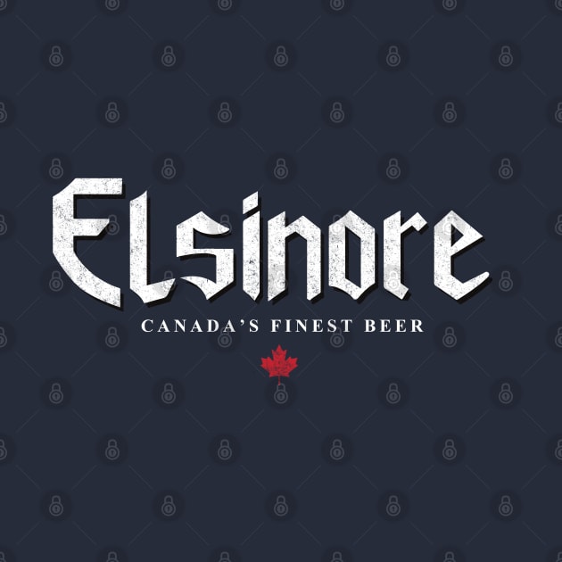 Elsinore Beer - modern vintage logo by BodinStreet