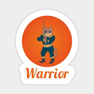 Cat Warrior Magnet