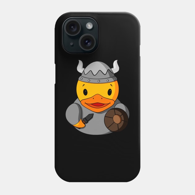 Viking Rubber Duck Phone Case by Alisha Ober Designs