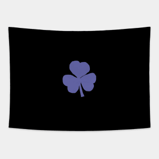 Small Periwinkle Shamrock for St Patricks Day Tapestry