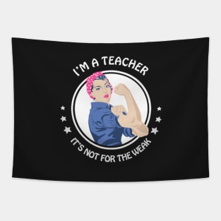 I'm A Teacher Tapestry