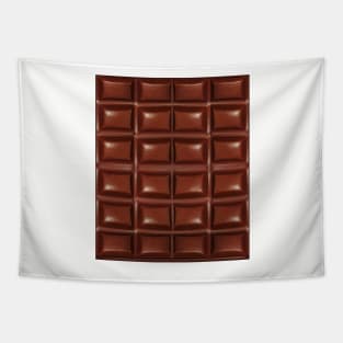 Chocolate bar for chocoholics   Delicious sweet milk chocolate Tapestry