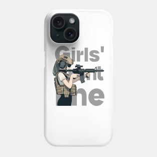 Girls' Frontline Tactical Chic Tee: Where Strength Meets Style Phone Case